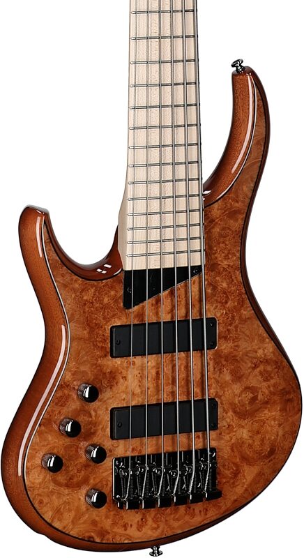 MTD Kingston Z6MP Electric Bass, 6-String (with Maple Fingerboard), Natural, Full Left Front