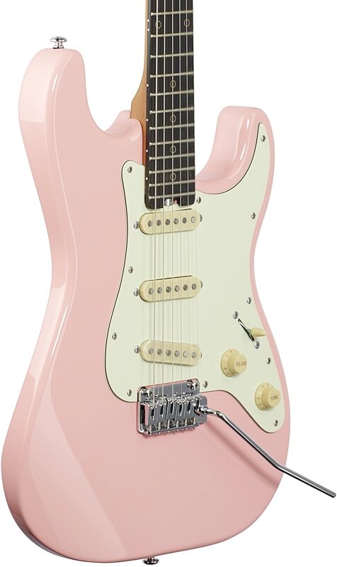 Schecter Nick Johnston Diamond Traditional Electric Guitar, Atomic Coral, Full Left Front