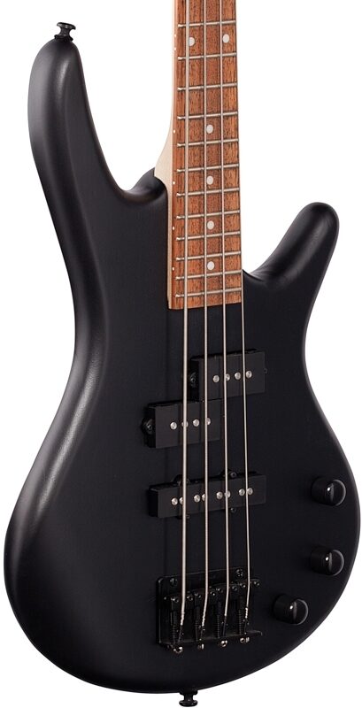 Ibanez GSRM20 Mikro Electric Bass, Weathered Black, Full Left Front