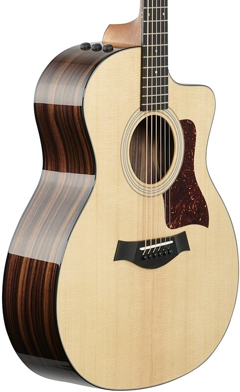 Taylor 214ce Plus Grand Auditorium Rosewood Acoustic-Electric Guitar (with Soft Case), New, Full Left Front