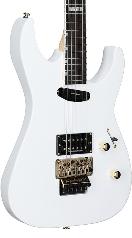ESP LTD Mirage Deluxe 87 Electric Guitar, Snow White, Full Left Front
