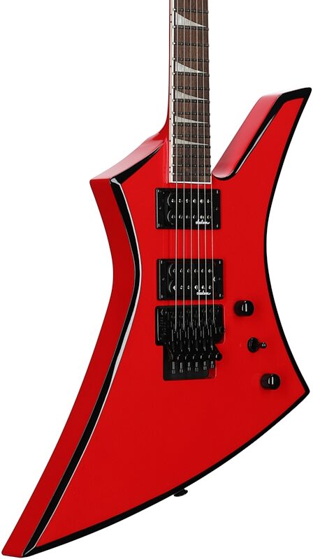 Jackson X Series Kelly KEX Electric Guitar, Laurel Fingerboard, Ferrari Red, Full Left Front