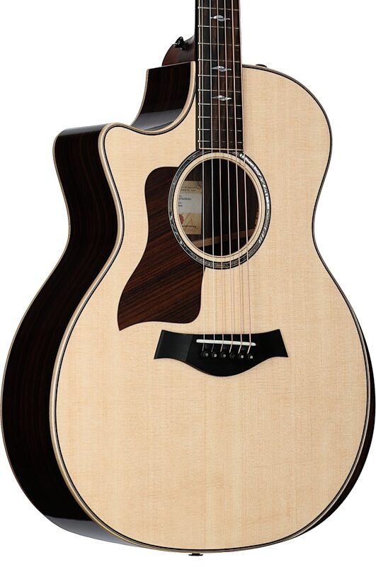 Taylor 814ceV Grand Auditorium Acoustic-Electric Guitar, Left-Handed (with Case), New, Full Left Front