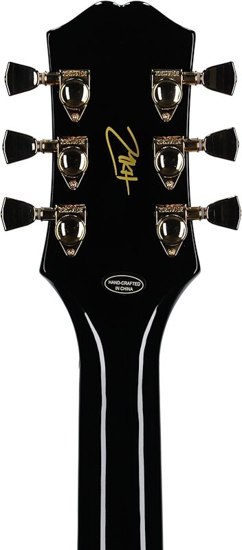 Epiphone Matt Heafy Les Paul Custom Origins Electric Guitar (with Case), Ebony, Full Left Front