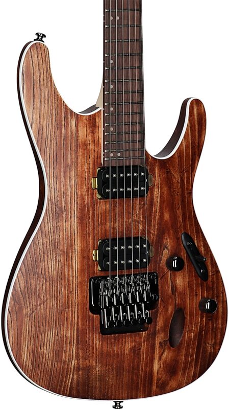 Ibanez S520AH Electric Guitar, Antique Brown Stained, Full Left Front