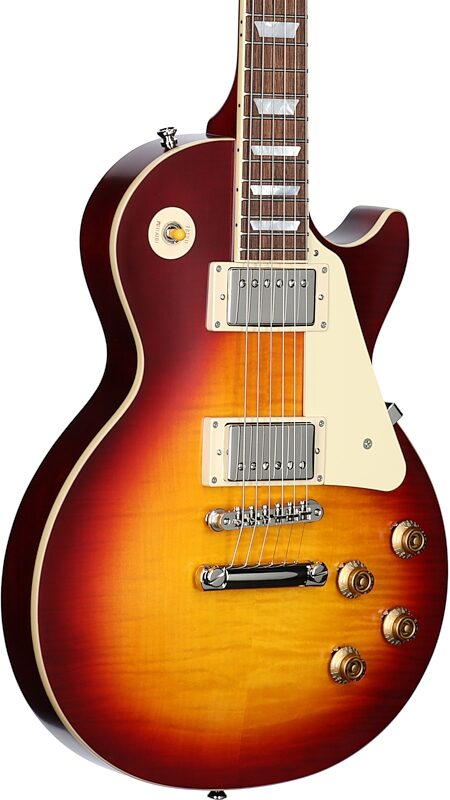 Epiphone 1959 Les Paul Standard Electric Guitar (with Case), Factory Burst, Full Left Front
