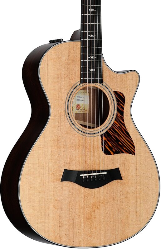 Taylor 312ce-v2 12-Fret Grand Concert Acoustic-Electric Guitar (with Case), New, Full Left Front