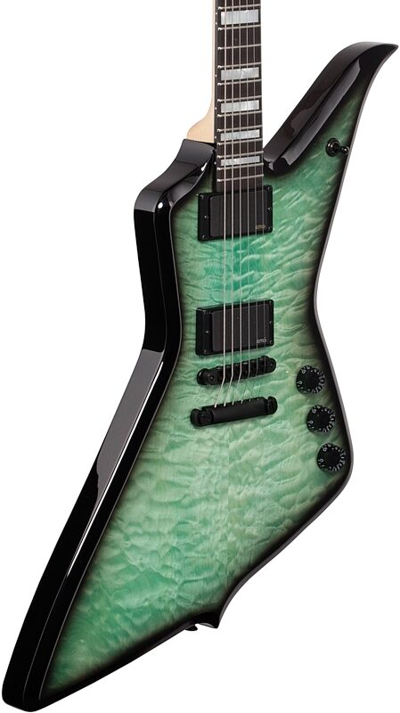Wylde Audio Blood Eagle Nordic Ice Electric Guitar, Scratch and Dent, Full Left Front