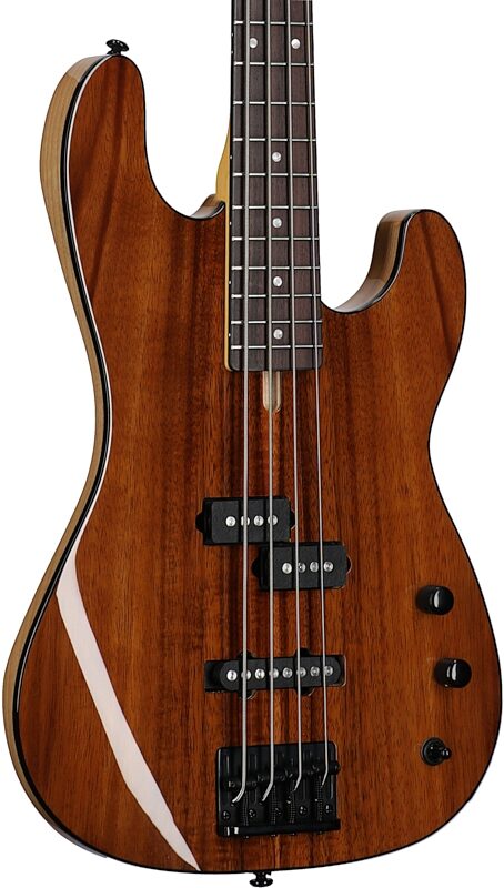 Schecter Michael Anthony MA-4 Electric Bass, Gloss Natural, Full Left Front