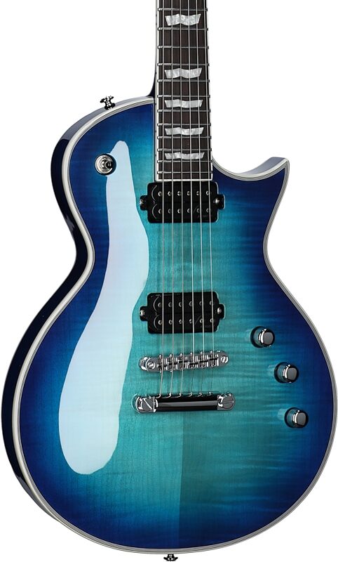ESP LTD EC1000T CTM Electric Guitar, Violet Shadow, Full Left Front