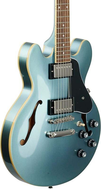 Epiphone ES-339 Semi-Hollowbody Electric Guitar, Pelham Blue, Full Left Front