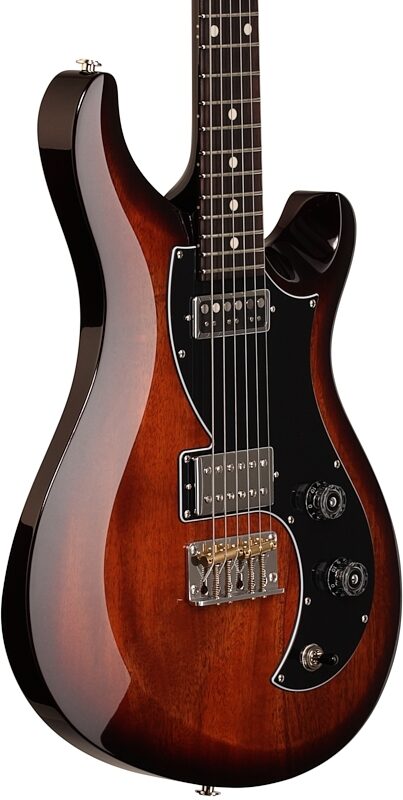 PRS Paul Reed Smith S2 Vela Electric Guitar, Dot Inlays (with Gig Bag), Tobacco Sunburst, Full Left Front