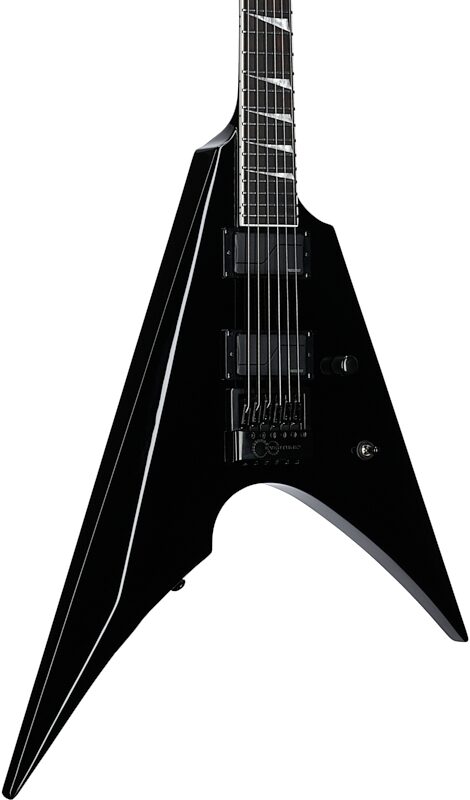 ESP LTD Arrow-1000 Evertune Electric Guitar, Black, Full Left Front