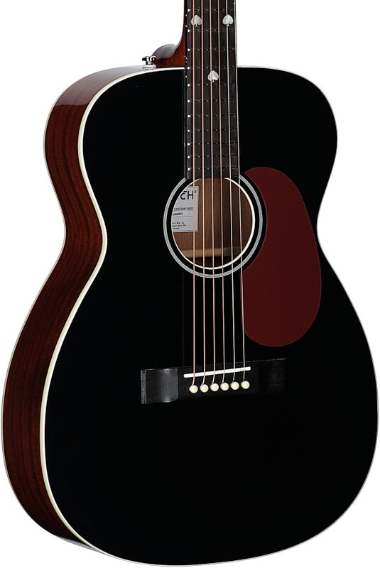 Gretsch Limited Edition Nick 13 Outlaw Heart Acoustic-Electric Guitar, Black, Full Left Front
