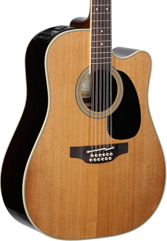 Takamine EF400SCTT Acoustic-Electric Guitar, 12-String (with Case), Natural, Full Left Front