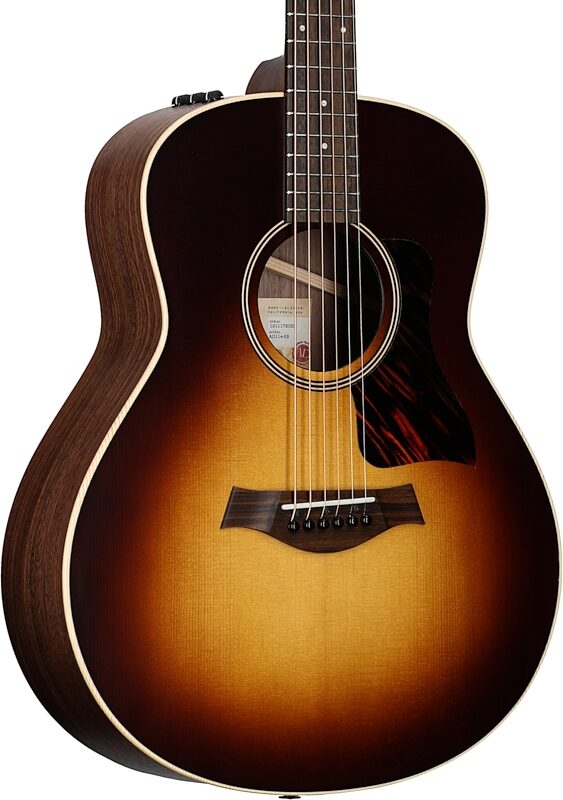 Taylor AD11e-SB American Dream Acoustic-Electric Guitar (with Aerocase), Sunburst, Grand Theater, with Aerocase, Full Left Front