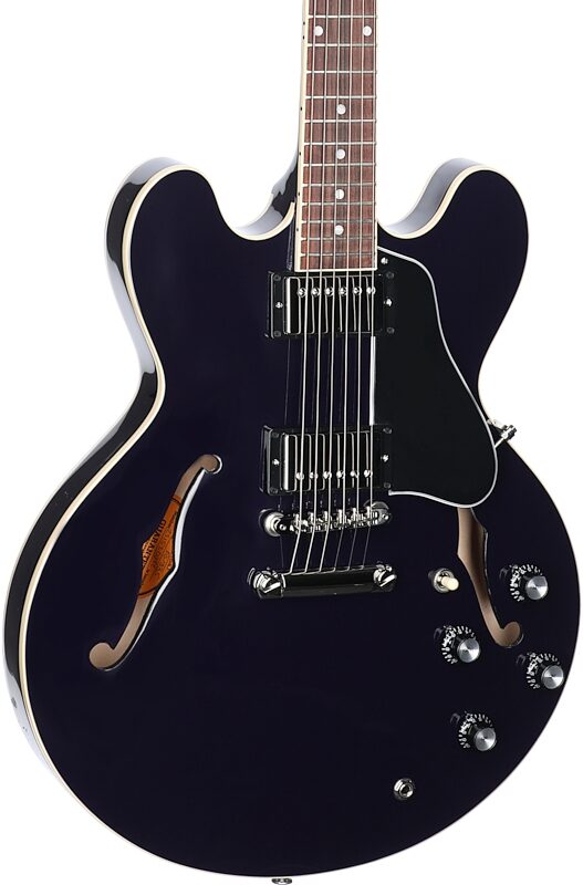 Gibson Limited Edition ES-335 Electric Guitar (with Case), Deep Purple, Full Left Front