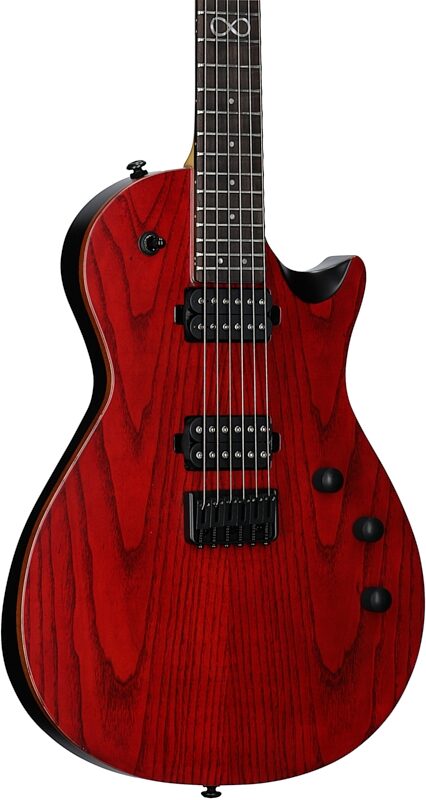 Chapman ML2 Electric Guitar, Deep Red Satin, Full Left Front