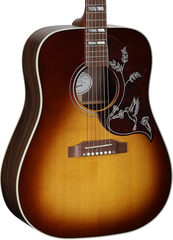 Gibson Hummingbird Studio Walnut Acoustic-Electric Guitar (with Case), Satin Walnut Burst, Full Left Front