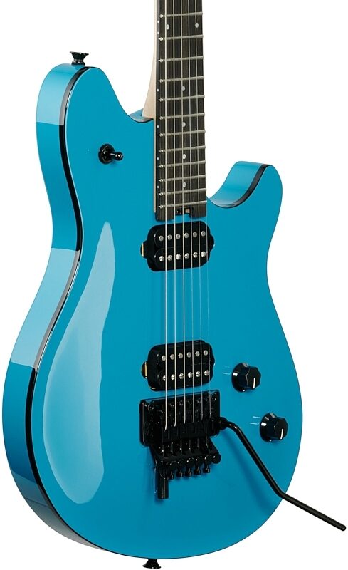 EVH Eddie Van Halen Wolfgang Special Ebony Fingerboard Electric Guitar, Miami Blue, Full Left Front