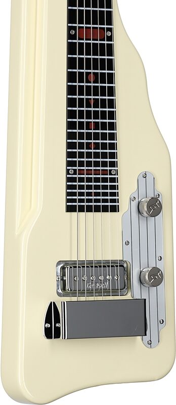Gretsch G5700 Electromatic Lap Steel Guitar, Vintage White, Full Left Front