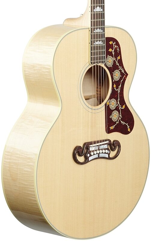 Gibson SJ-200 Original Jumbo Acoustic-Electric Guitar (with Case), Antique Natural, Full Left Front