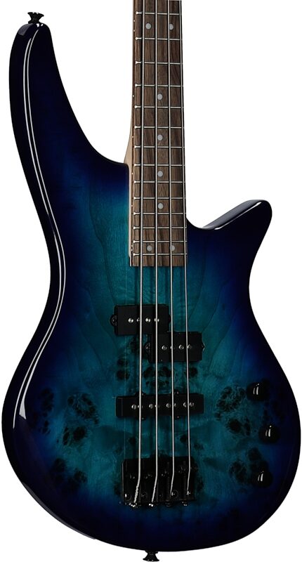 Jackson JS Series Spectra JS2P Electric Bass, Blue Burst, Full Left Front
