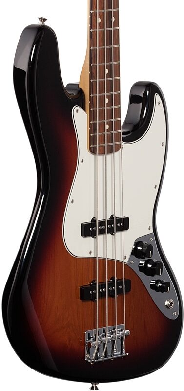Fender Player Jazz Bass Pau Ferro, 3-Color Sunburst, Full Left Front