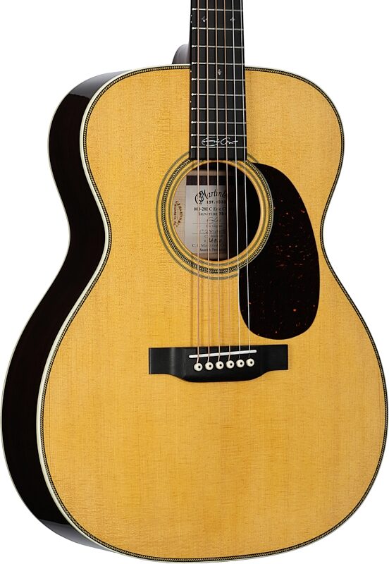 Martin 000-28EC Eric Clapton Auditorium Acoustic Guitar with Case, Natural, Full Left Front