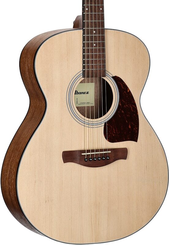 Ibanez PC50 Acoustic Guitar, Open Pore Natural, Full Left Front
