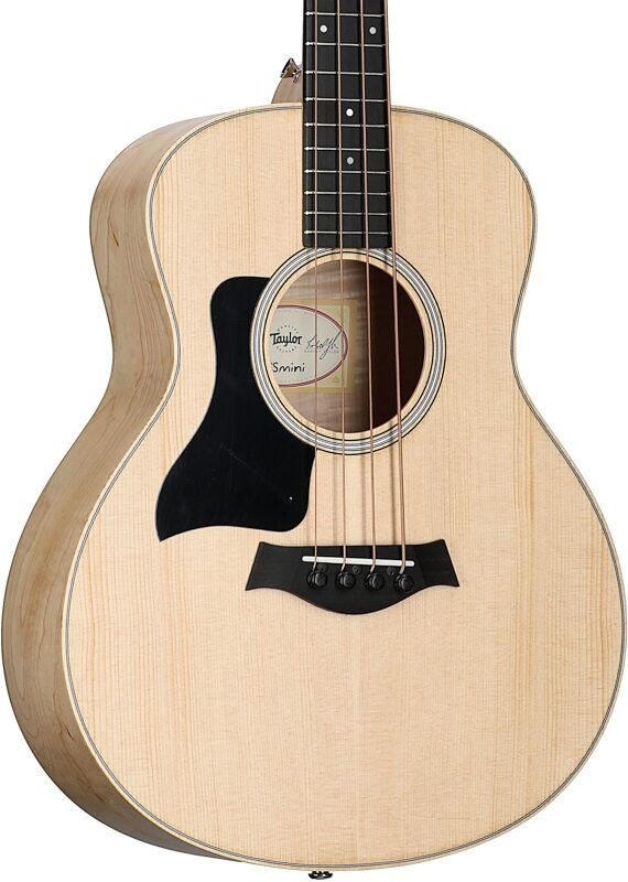Taylor GS Mini-e Maple Acoustic-Electric Bass, Left-Handed (with Gig Bag), New, Full Left Front