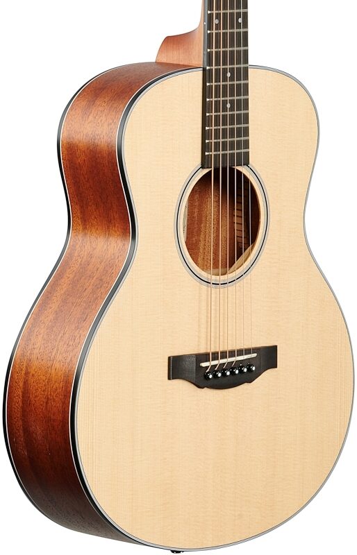 Kepma K3 Series M3-130 Mini Acoustic Guitar, Natural Matte, Full Left Front