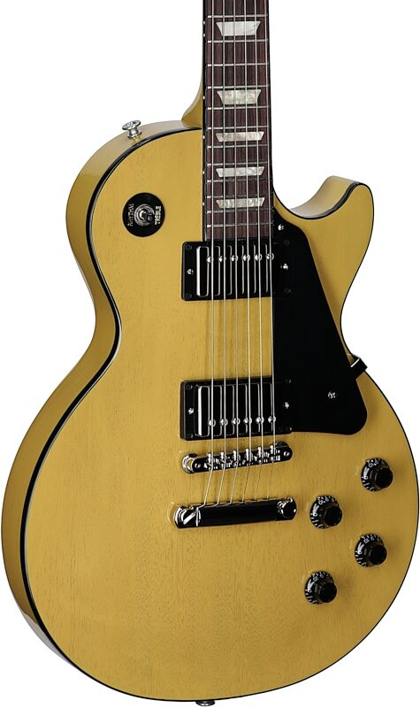 Gibson Les Paul Standard '50s Mahogany Top Electric Guitar (with Case), TV Yellow, Full Left Front