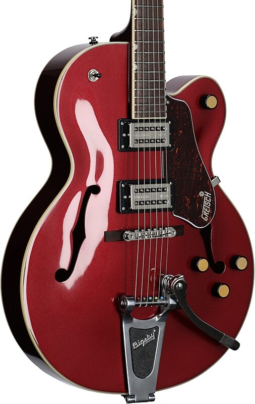 Gretsch G2420T Streamliner HB Electric Guitar with Bigsby Tremolo, Brandywine, Full Left Front