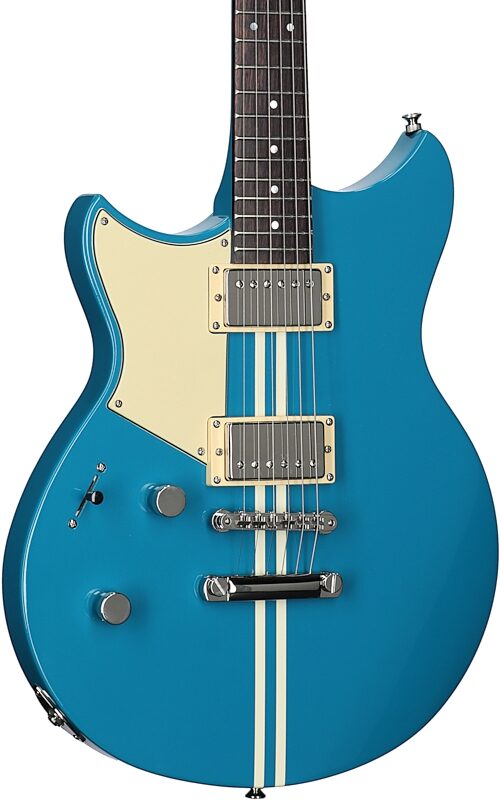 Yamaha Revstar Element RSE20L Left-Handed Electric Guitar, Swift Blue, Full Left Front