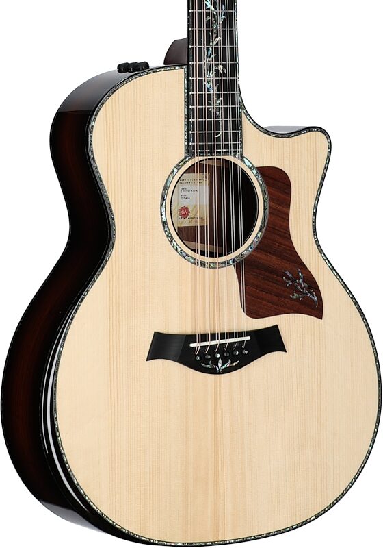 Taylor PS54ce Acoustic-Electric Guitar, 12-String (with Case), Shaded Edgeburst, Full Left Front