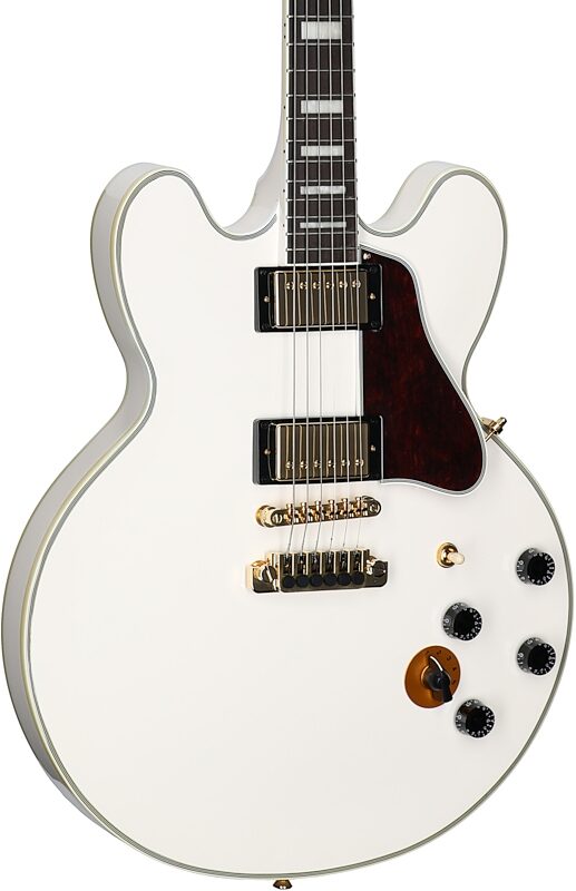 Epiphone B.B. King Lucille Electric Guitar (with EpiLite Case), Bone White, Full Left Front