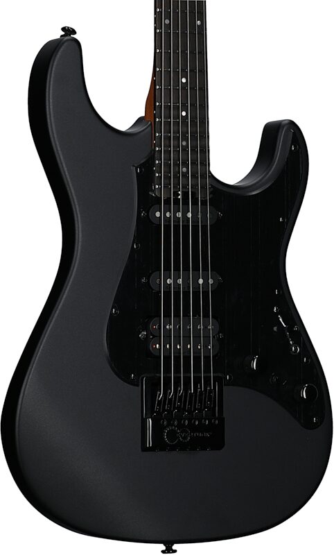 ESP LTD SN-1000 EverTune Electric Guitar, Charcoal Metallic Satin, Full Left Front